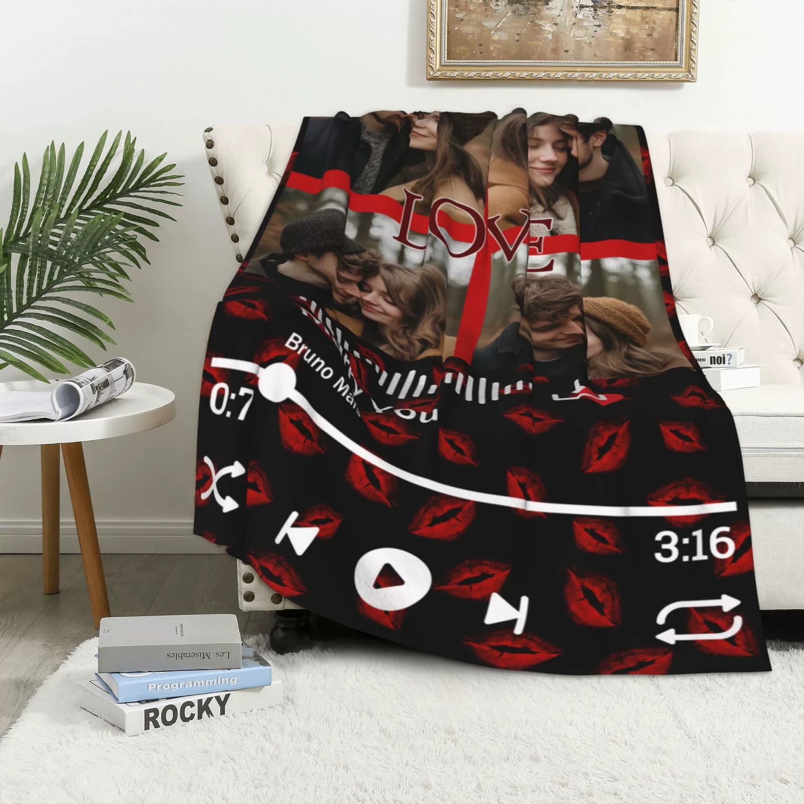 Personalized Photo Blanket Creative Present for Your Love img 2
