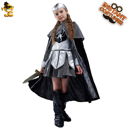 girls knight costume for stage performance halloween cosplay party