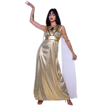 egyptian queen costume for women halloween cosplay party dress