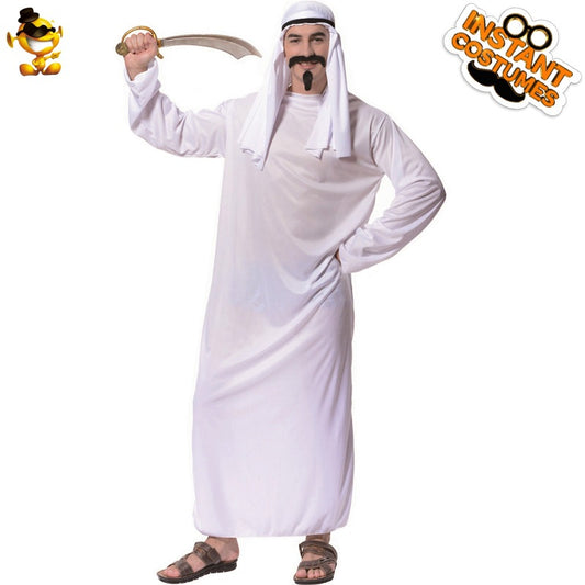 arabian robe for men halloween costume cosplay party outfit middle eastern dress