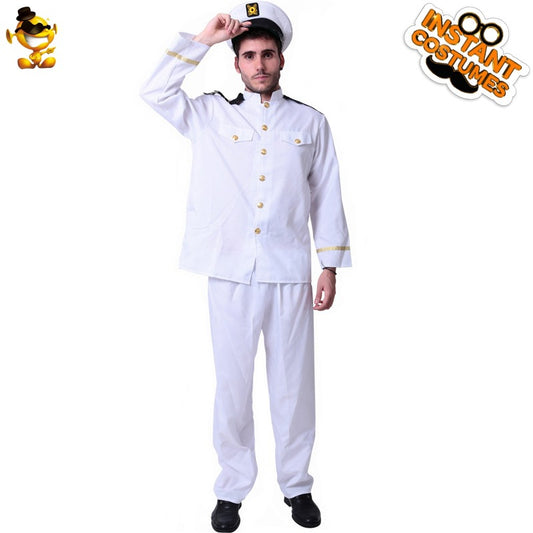 Costume de capitaine pirate pour homme, tenue de scène, de fête, d'Halloween, de cosplay