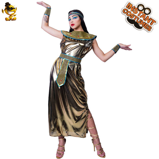 Egyptian queen costume for women Halloween cosplay stage performance party dress
