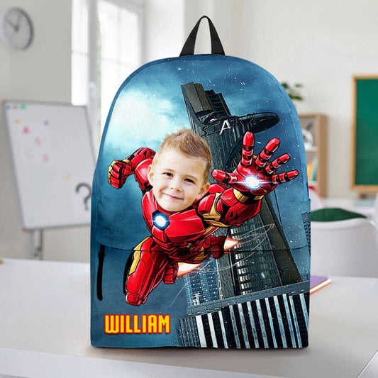 Custom Photo Backpack Upload Kid's Face Back To School img 5559066525663