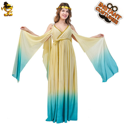 Greek mythology cosplay costume for adults couples Roman toga Halloween costume
