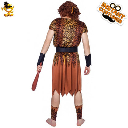 Caveman costume for Halloween cosplay stage performance and masquerade party
