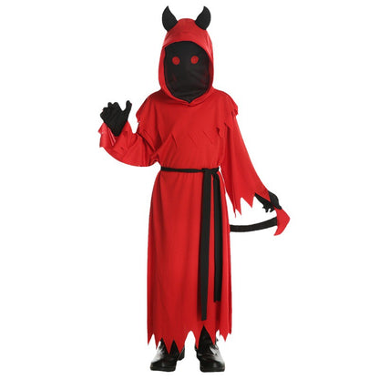 Red Devil Costume for Kids Halloween Party Cosplay Stage Performance