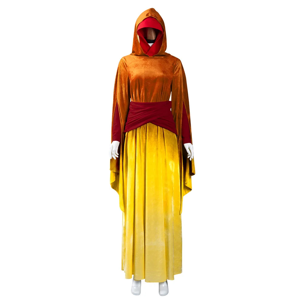 Padme Naberrie Amidala Cosplay Costume Dress Cloak Outfits Halloween Carnival Suit For Adult Women Girls Kids Children Clothes