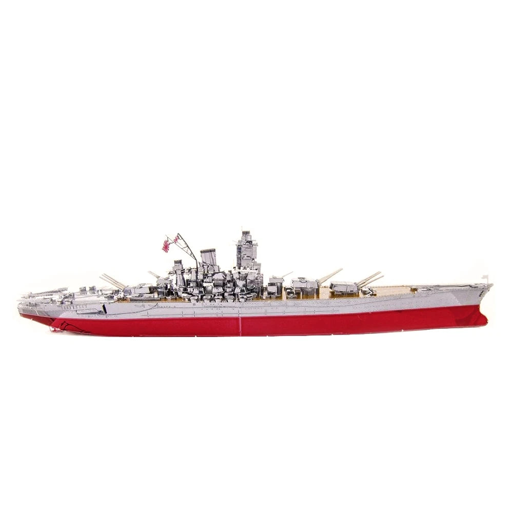 3D Metal Puzzle Model Building Kits - Battleship Yamat Battleship Jigsaw Toy ,Christmas Birthday Gifts for Adults