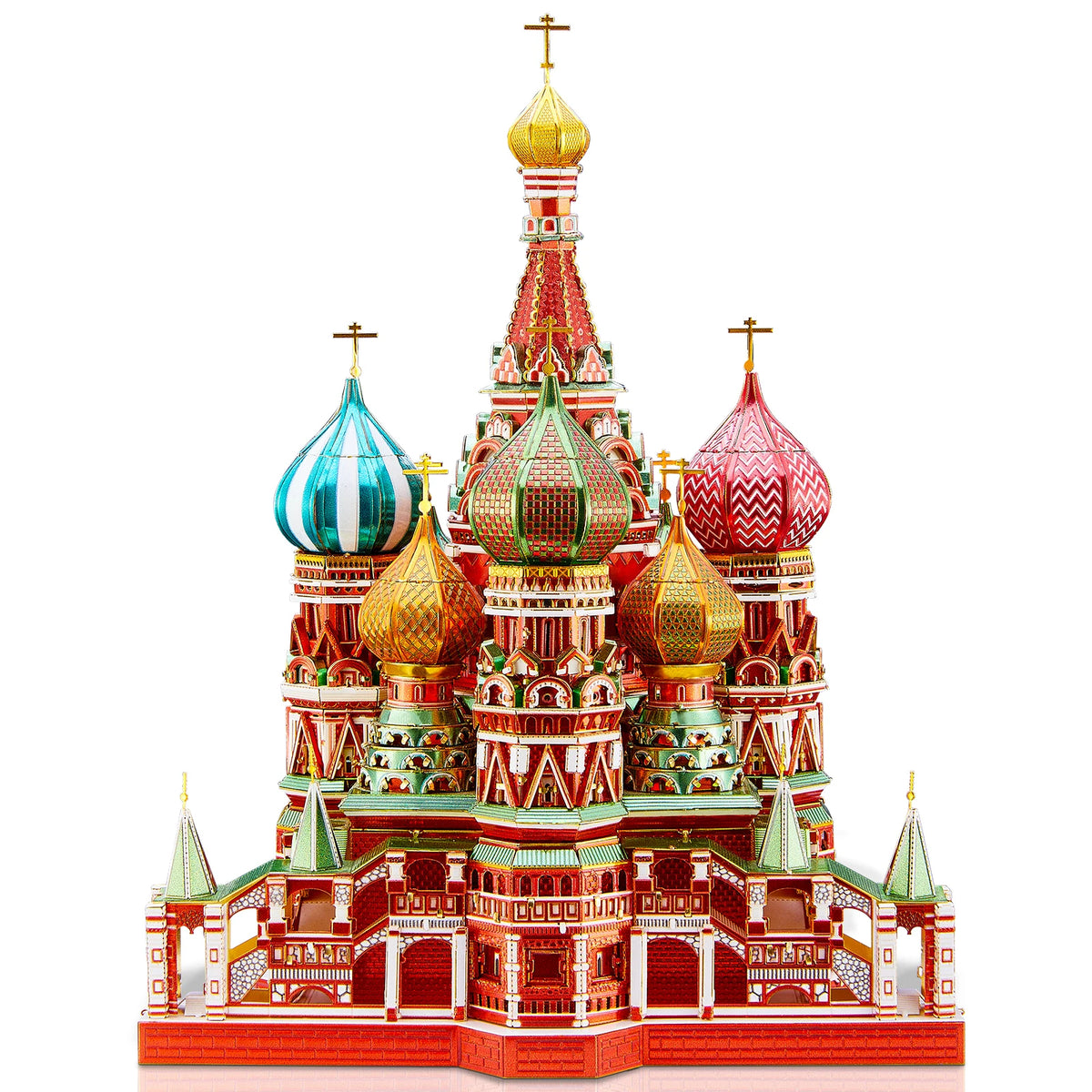 3D Metal Puzzle Model Building Kits-Saint Basil&#39;s Cathedral Jigsaw Toy ,Christmas Birthday Gifts for Adults