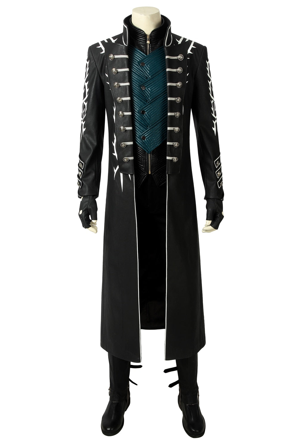 Popular Adult Man  Vergil Cosplay Costume Halloween Shoesit Party Boots Carnival Accessories