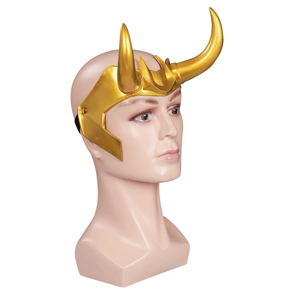Ragnarok Loki Mask Cosplay Latex Sylvie Masks Helmet Masquerade Halloween Party Costume Props