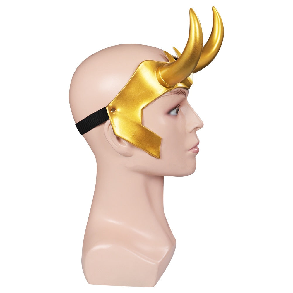 Ragnarok Loki Mask Cosplay Latex Sylvie Masks Helmet Masquerade Halloween Party Costume Props