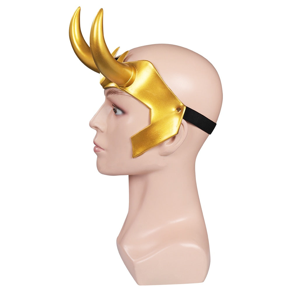 Ragnarok Loki Mask Cosplay Latex Sylvie Masks Helmet Masquerade Halloween Party Costume Props