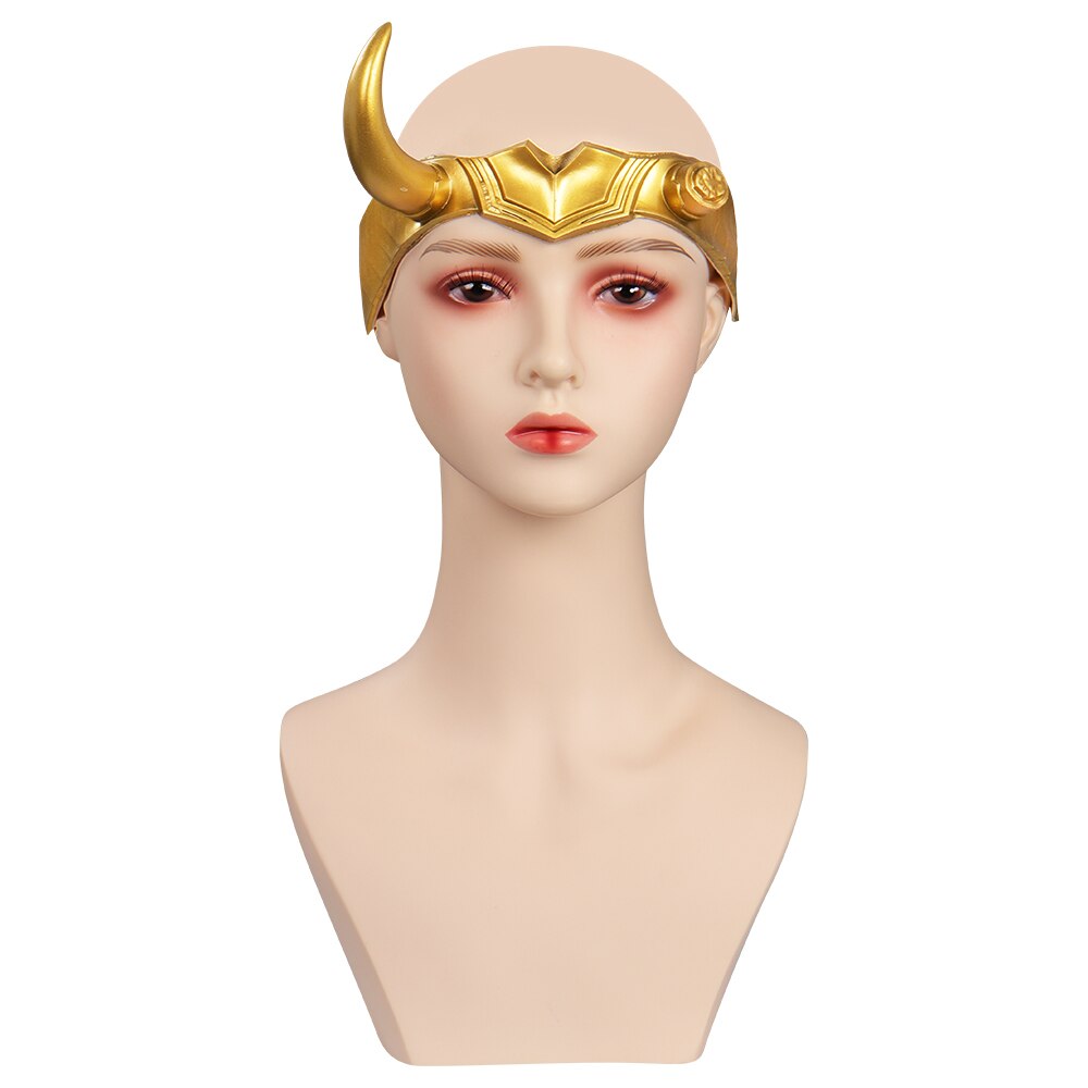 Ragnarok Loki Mask Cosplay Latex Sylvie Masks Helmet Masquerade Halloween Party Costume Props