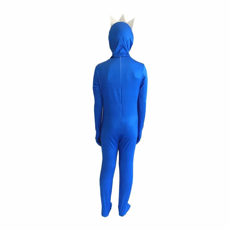 Rainbow Friends Costume Kids Boys Men Blue Monster Wiki Cosplay Scary Game Halloween Jumpsuit Canival Birthday Party Costume