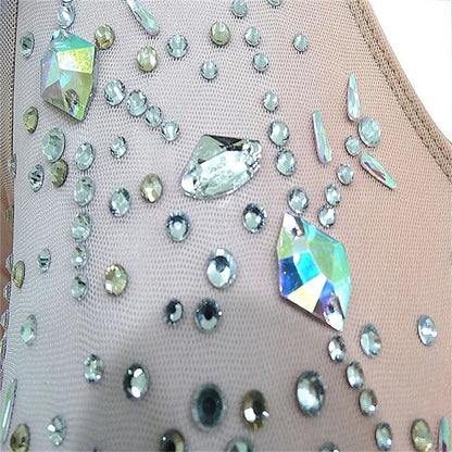 Figure Skating Dress Women High Elasticity Training Competition Skating Wear Classic Crystal/Rhinestone Ice Skating Figure
