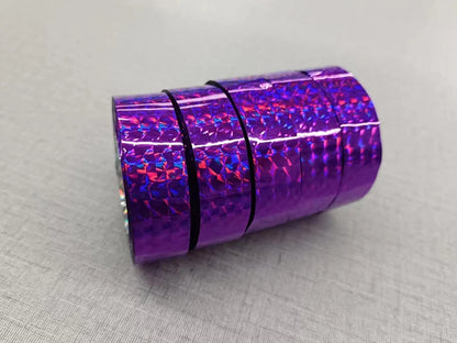 Holographic Prism Tape For Rhythmic Gymnastics Hoops And Sticks 5 Pack