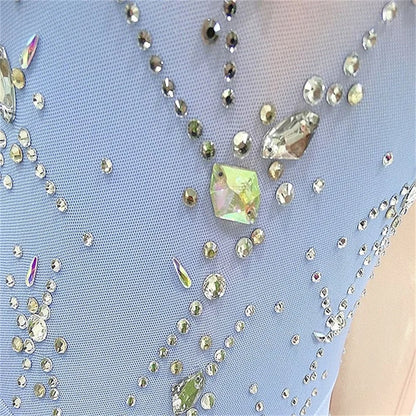 Figure Skating Dress Women High Elasticity Training Competition Skating Wear Classic Crystal/Rhinestone Ice Skating Figure