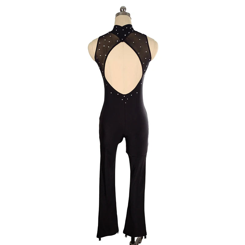 Women's Figure Skating Pants Competition Warm Slim Fit Gymnastics