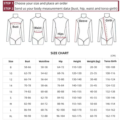 Classic Women Long Sleeves Ice Skating Dress Mock Neck Ballet Dancewear Kids Leotard Dress Girls Training Figure Skating Outfits