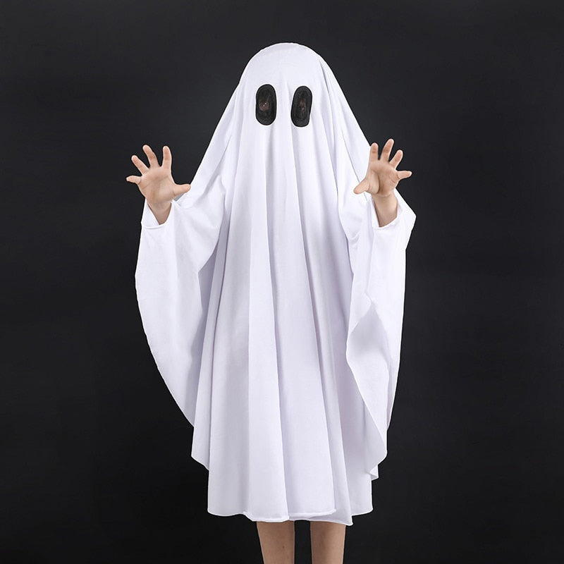 Halloween Ghost Cloak Adult Cosplay Costumes Anime No Face Man Role Play Apparel Helloween Party Dress Horror Elf