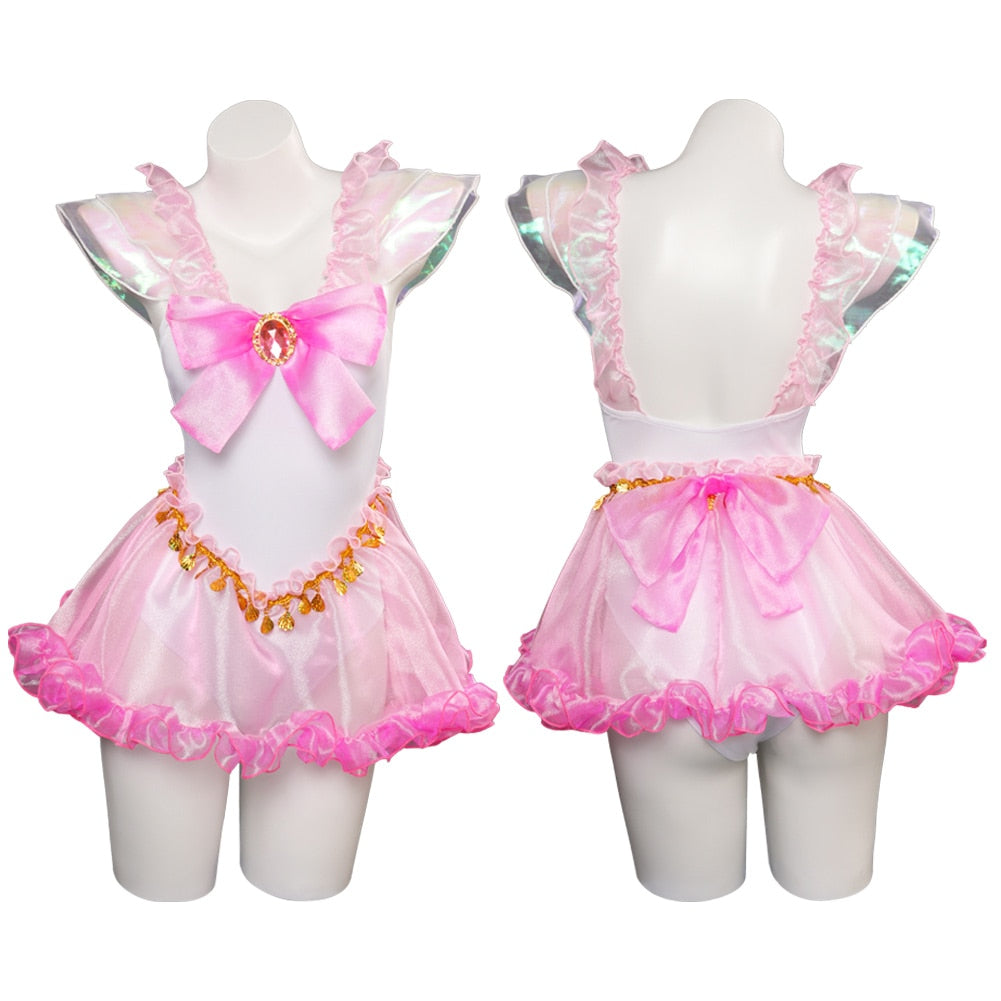 Sailoring Anime Moon Mizuno Rei Usagi Makoto Chibiusa Cosplay Swimsuit Costume Dress Jumpsuit Halloween Carnival for Women Girls