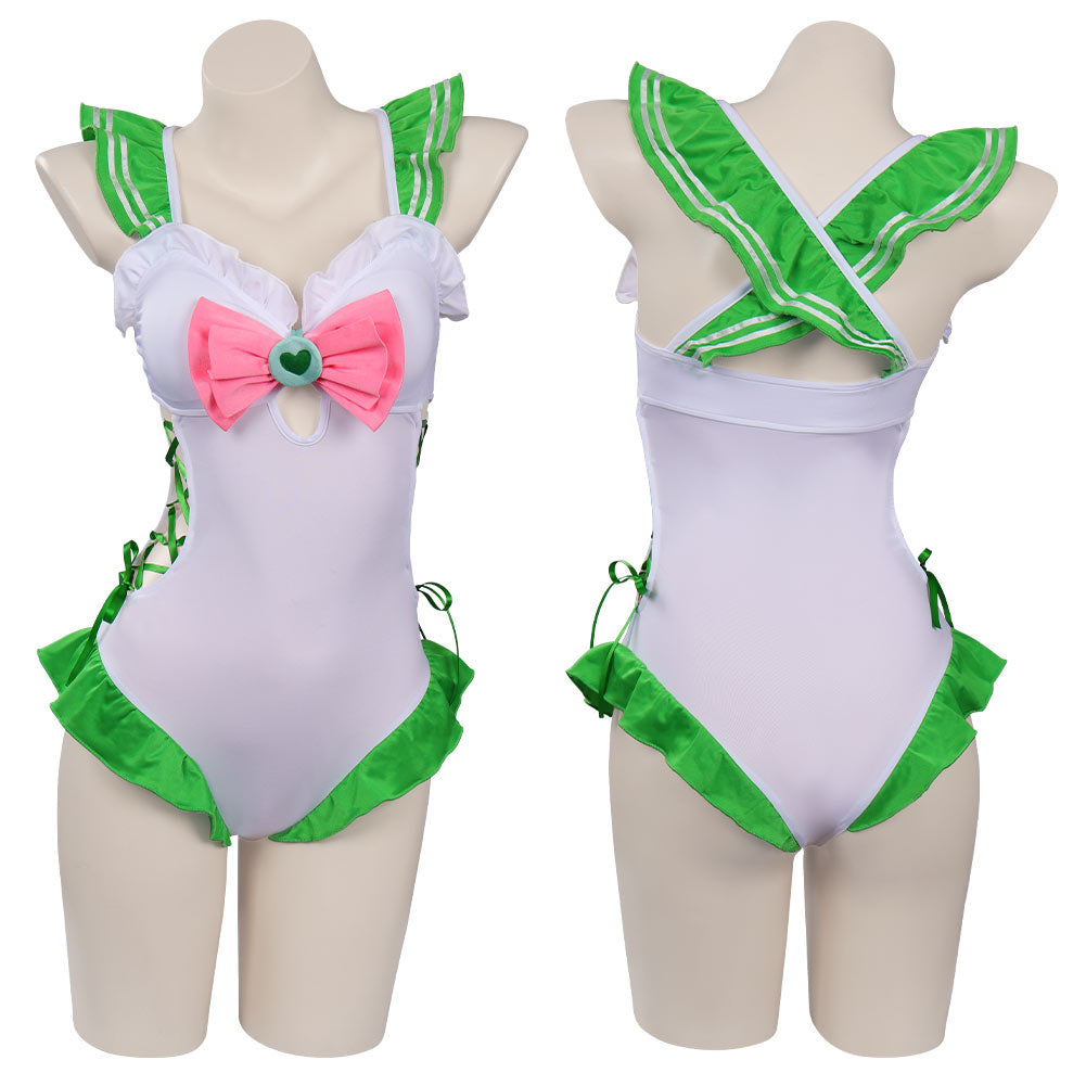 Sailoring Anime Moon Mizuno Rei Usagi Makoto Chibiusa Cosplay Swimsuit Costume Dress Jumpsuit Halloween Carnival for Women Girls