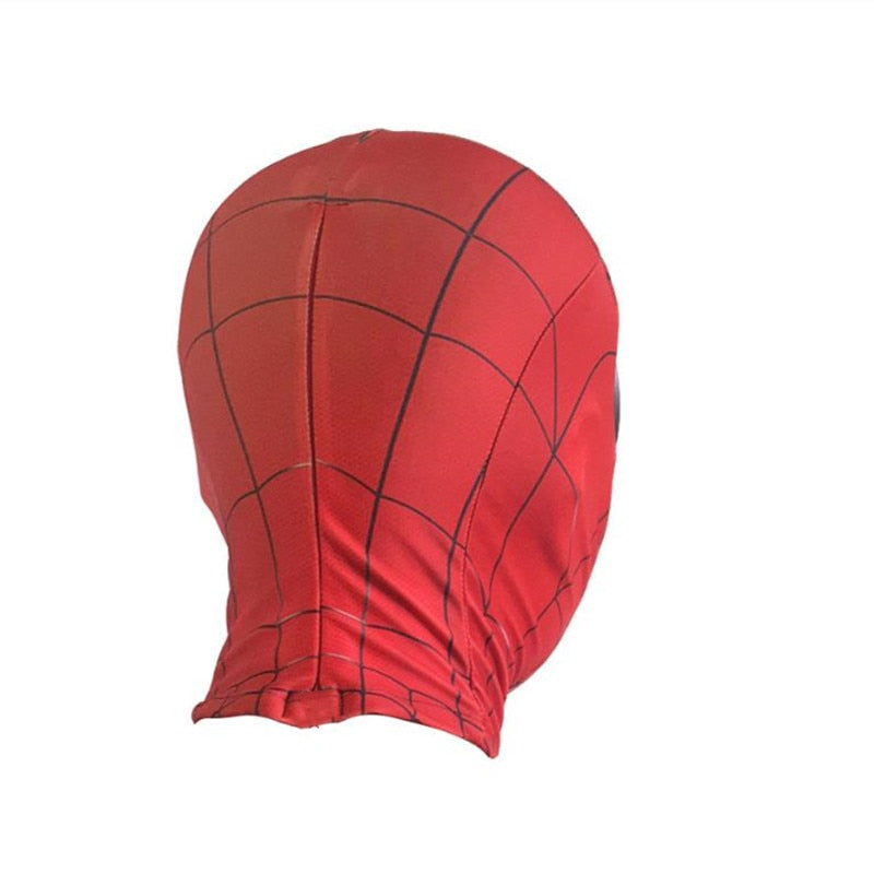Superhero Mask Miles Spiderman Mask Peter Parker Halloween Cosplay Costume Mask Spandex Fabric Material Adults and Children