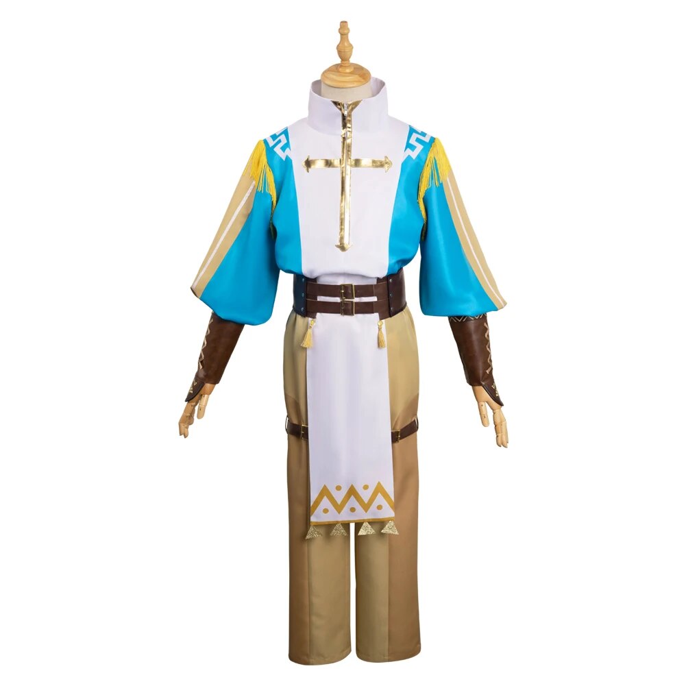 Zelda Cos Tear Of The Kingdom Link Cosplay Anime Costume Link Princess Couple Role Play Outfits Halloween Party Disguise Suit