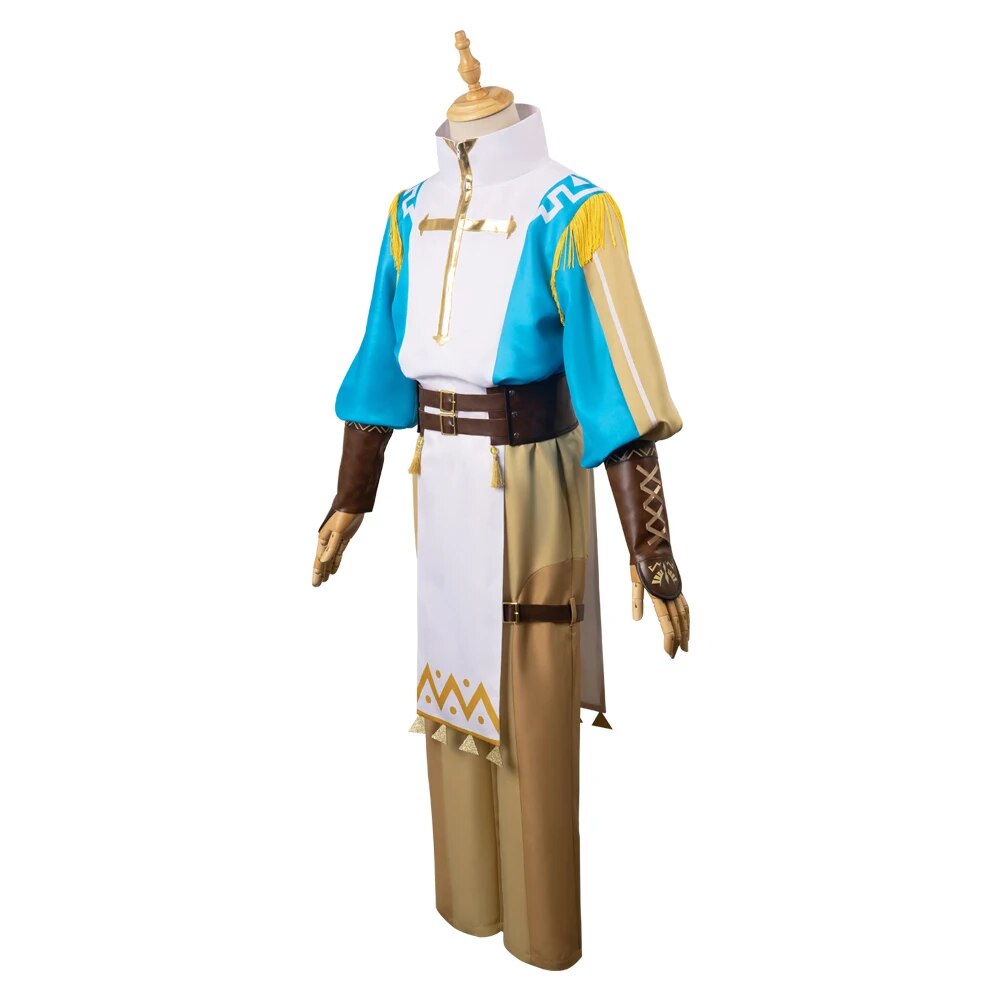 Zelda Cos Tear Of The Kingdom Link Cosplay Anime Costume Link Princess Couple Role Play Outfits Halloween Party Disguise Suit