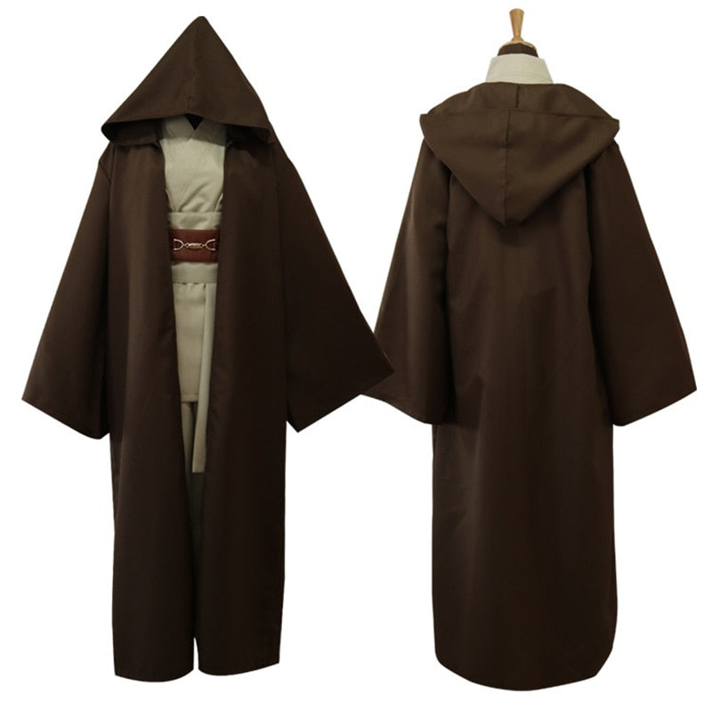 Jedi Knight Anime Cosplay Costume for Women Men Halloween Fancy Anakin Disguise May The Force Be with You