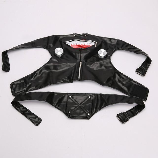 Kaneki Ken Cosplay Mask &amp; Wig Adjustable Zipper [Tokyo Ghoul] #JU2131