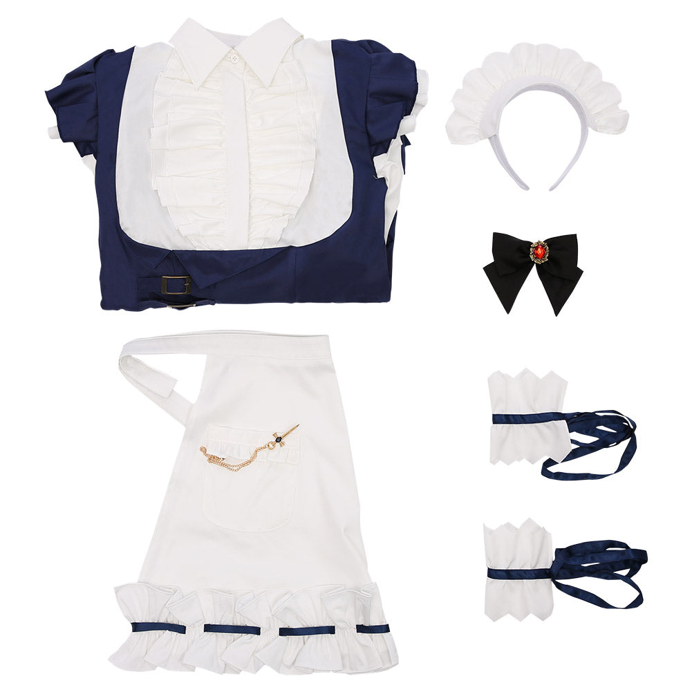 FINAL FANTASY XIV Miqo&#39;te Maid Outfit Halloween Carnival Costume Cosplay Costume
