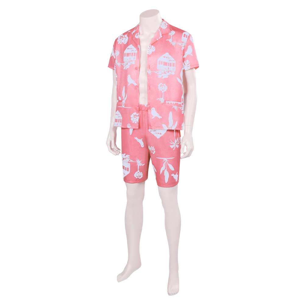 Movie Ken Male Pink Outfits Halloween Carnival Cosplay Costume
