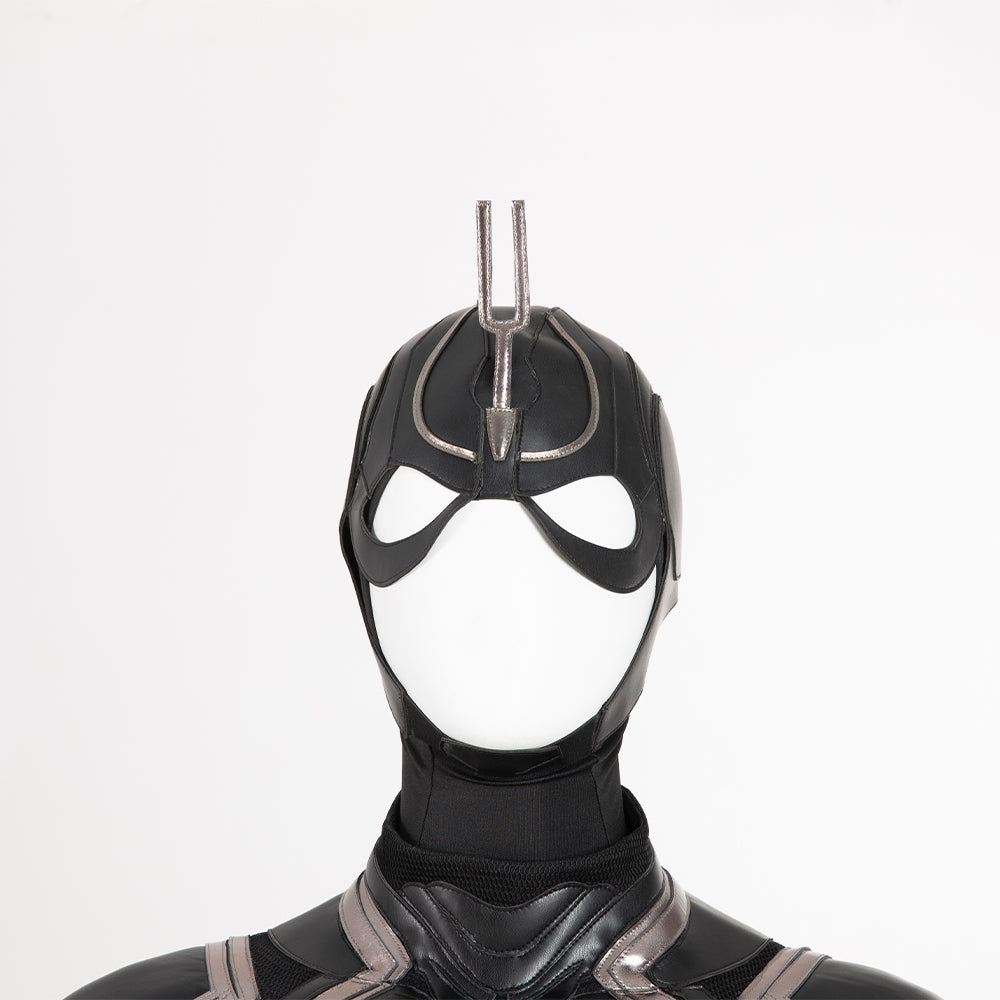 Movie Superhero Black Bolt Jumpsuit Movie Cosplay Costume