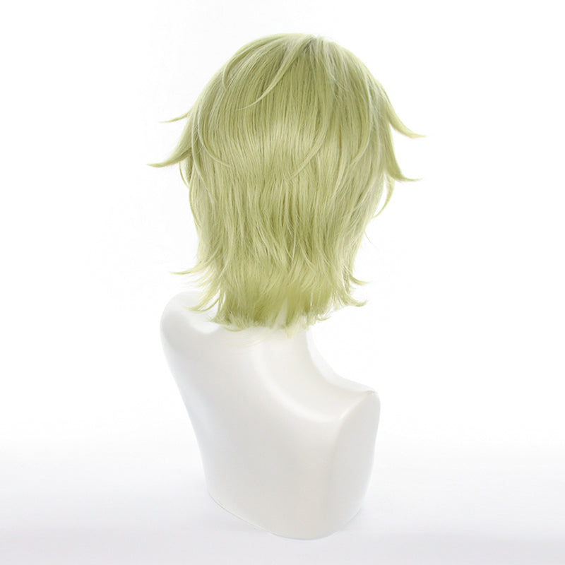 Ensemble Stars Tomoe Hiyori Green Short Cosplay Wig