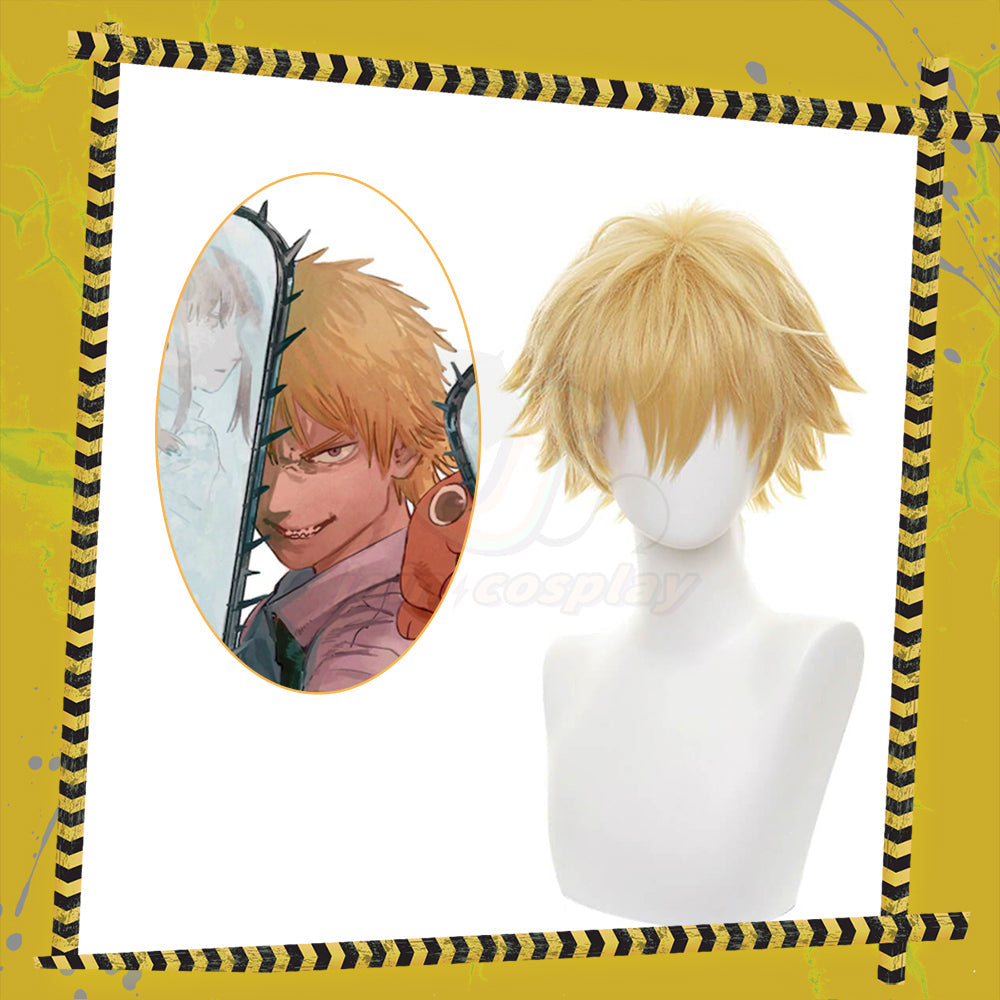 Chainsaw Man-Denji Golden Cosplay Wig