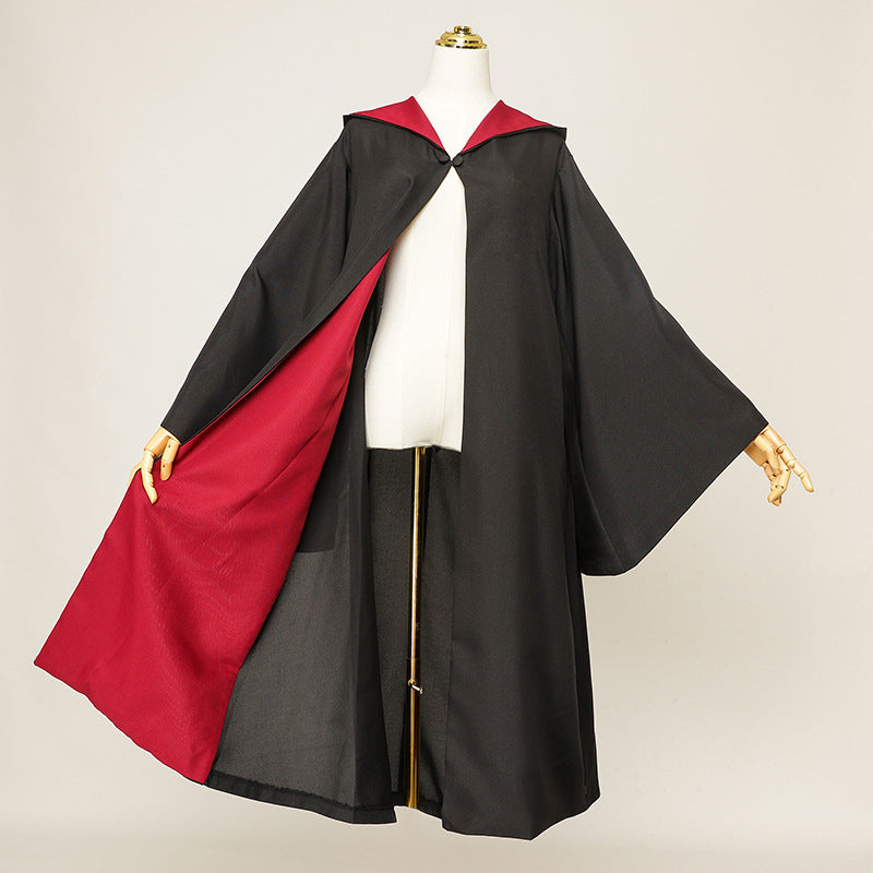 Harry Potter Hogwarts school uniform cloak Movie Cosplay Costume