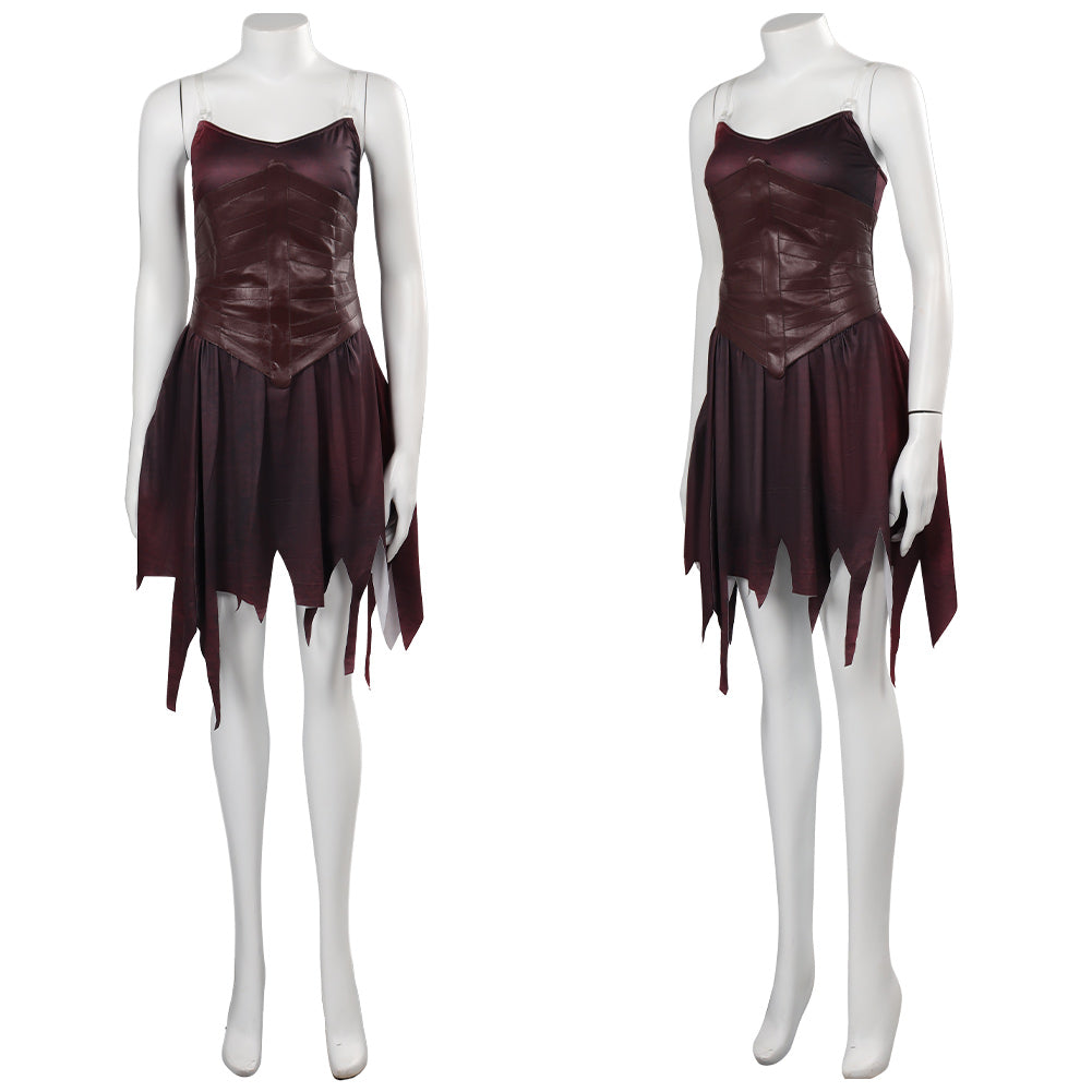 Movie Damsel Princess Elodie Battle Uniform Cosplay Costume Outfits Halloween Carnival Suit