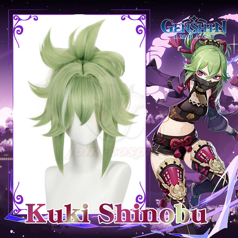 Genshin Impact - Kuki Shinobu Cosplay Wig
