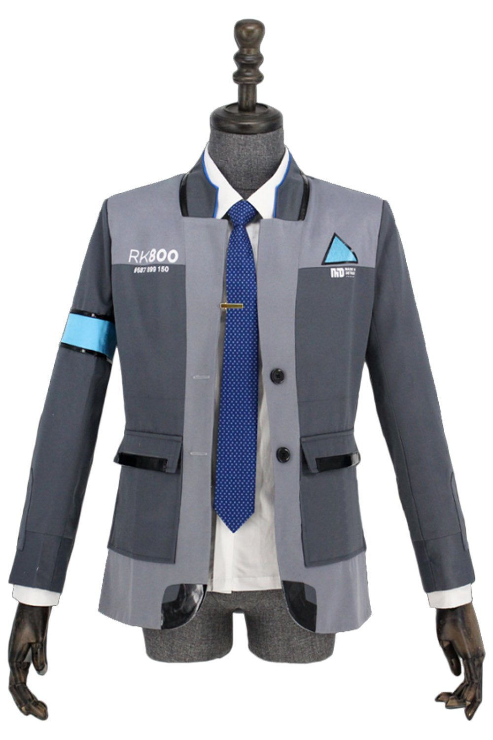 Detroit: Become Human Connor RK800 Agent Suit Uniform Tight Unifrom Cosplay Costume Halloween