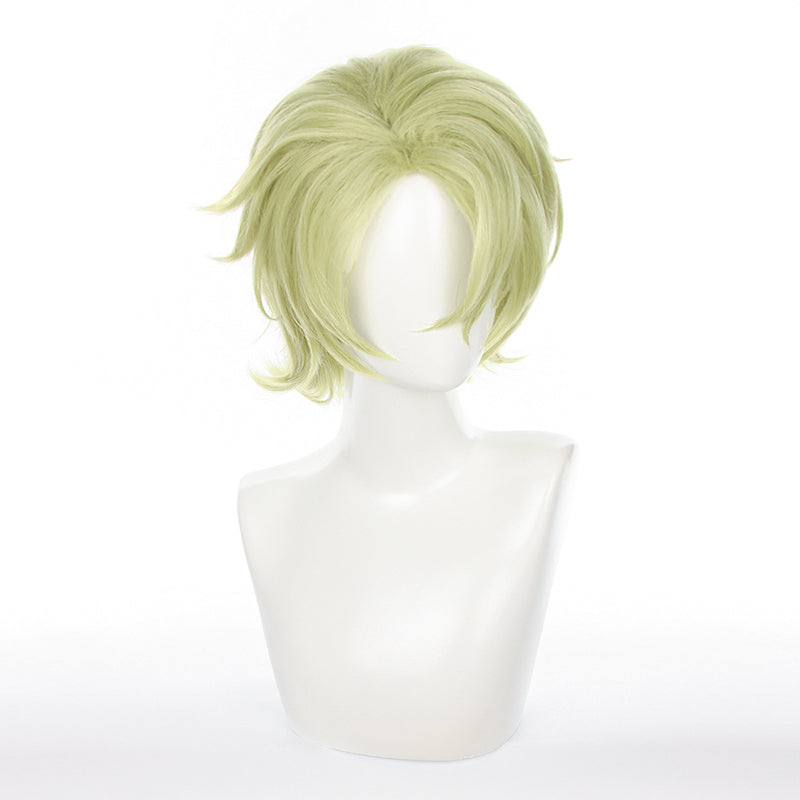 Ensemble Stars Tomoe Hiyori Green Short Cosplay Wig