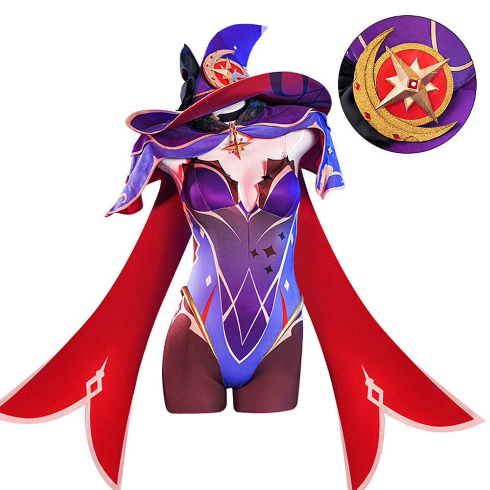Genshin Impact Astrologist Mona Megistus Cosplay Costume