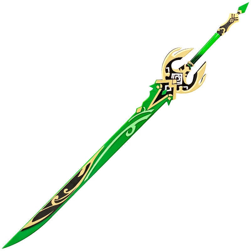 Genshin Impact Primordial Jade Cutter Keqin Cosplay Weapon