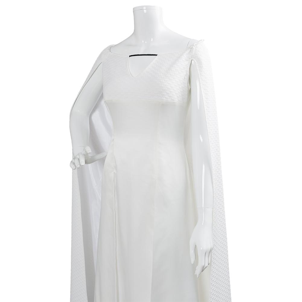 Game of Thrones 5 Daenerys Targaryen Dress White Long Party Dress Ball Gowns