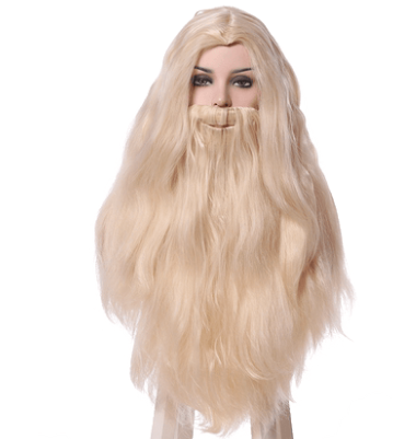 Harry Potter Albus Dumbledore Cosplay Wig Mustache