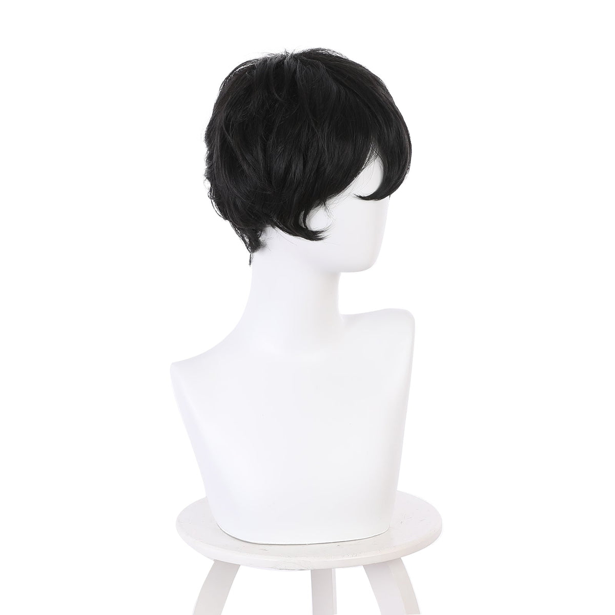 Anime The Duke of Dearh and His Maid Duke of Dearh Black Short Cosplay Wig