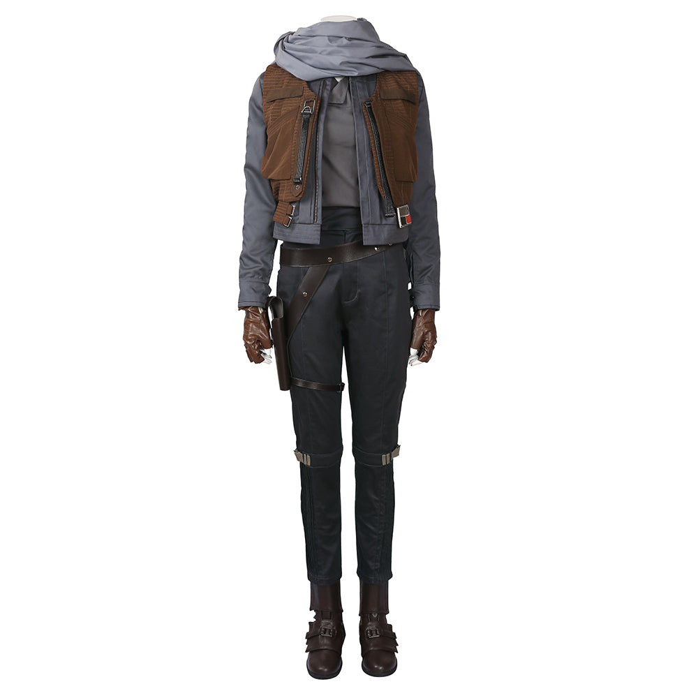 Rogue One A Star Wars Story Jyn Erso Movie Cosplay Costume