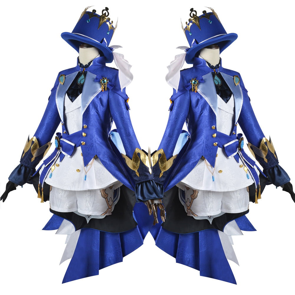 Game Genshin Impact Focalors Cosplay Costume