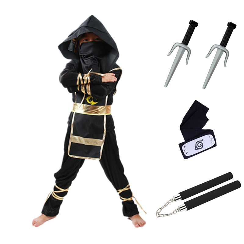 Kids Dragon Warrior Ninja Cosplay Costume